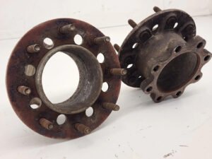 2005-2016 Ford F250 F350SD 8 Lug Front Axle Dually Wheel Hub Extension DRW, Set of 2