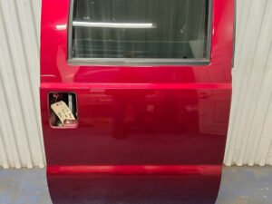 2013-2016 Ford F250 F350 F450 F550 Super Duty Rear Right Crew Cab Passenger Door w/ Power Window, Ruby Red Paint Code (RR)