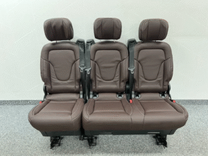 Mercedes V-Class/Vito W447 3-Seater Nappa Leather Bench Brown
