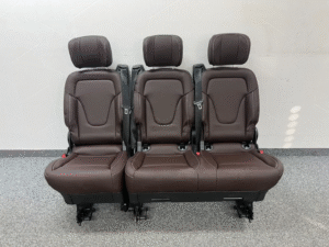 Mercedes V-Class/Vito W447 3-Seater Bench Artificial Leather Brown