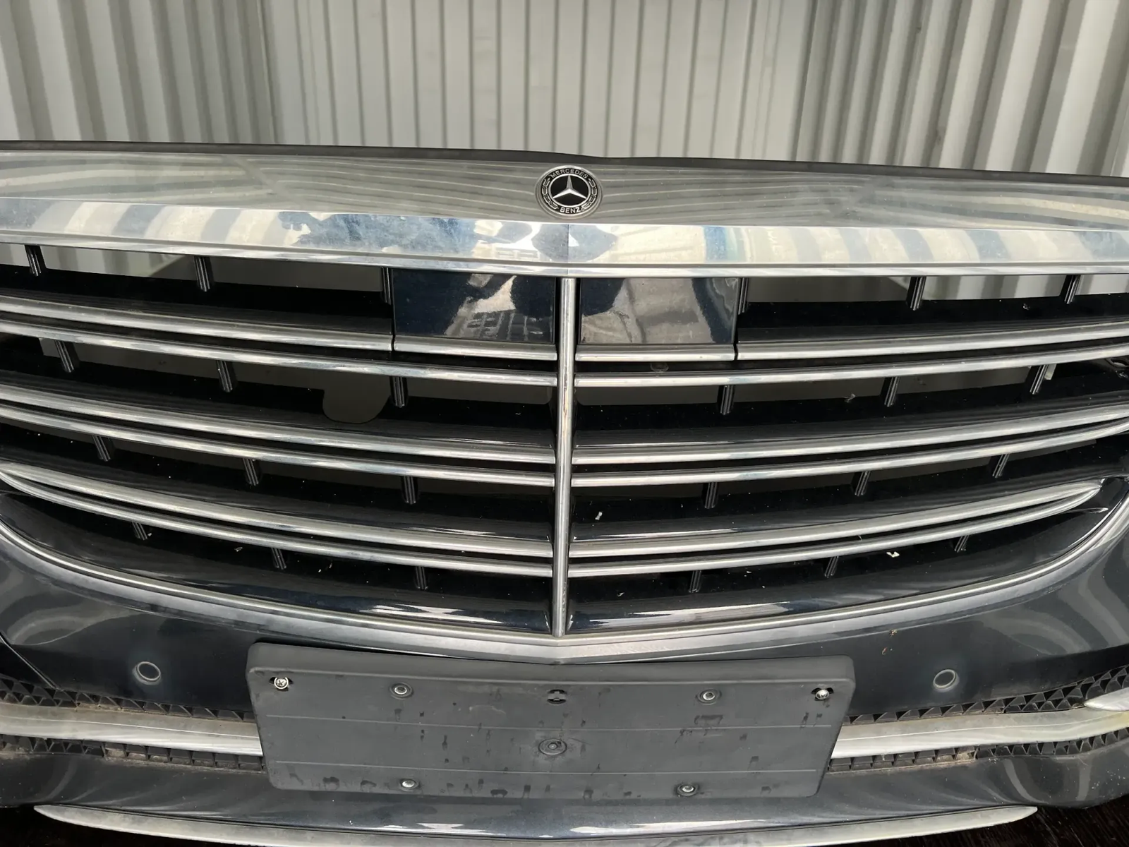 Second image of Mercedes S-Class W222 Front Bumper Black 9183