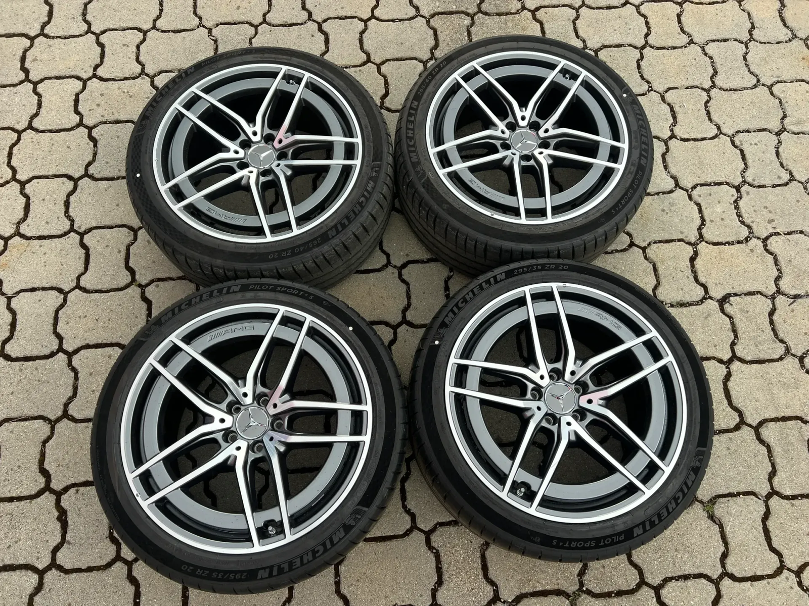 Mercedes SL63 W232 AMG 20" Complete Wheels A2324012100/2200