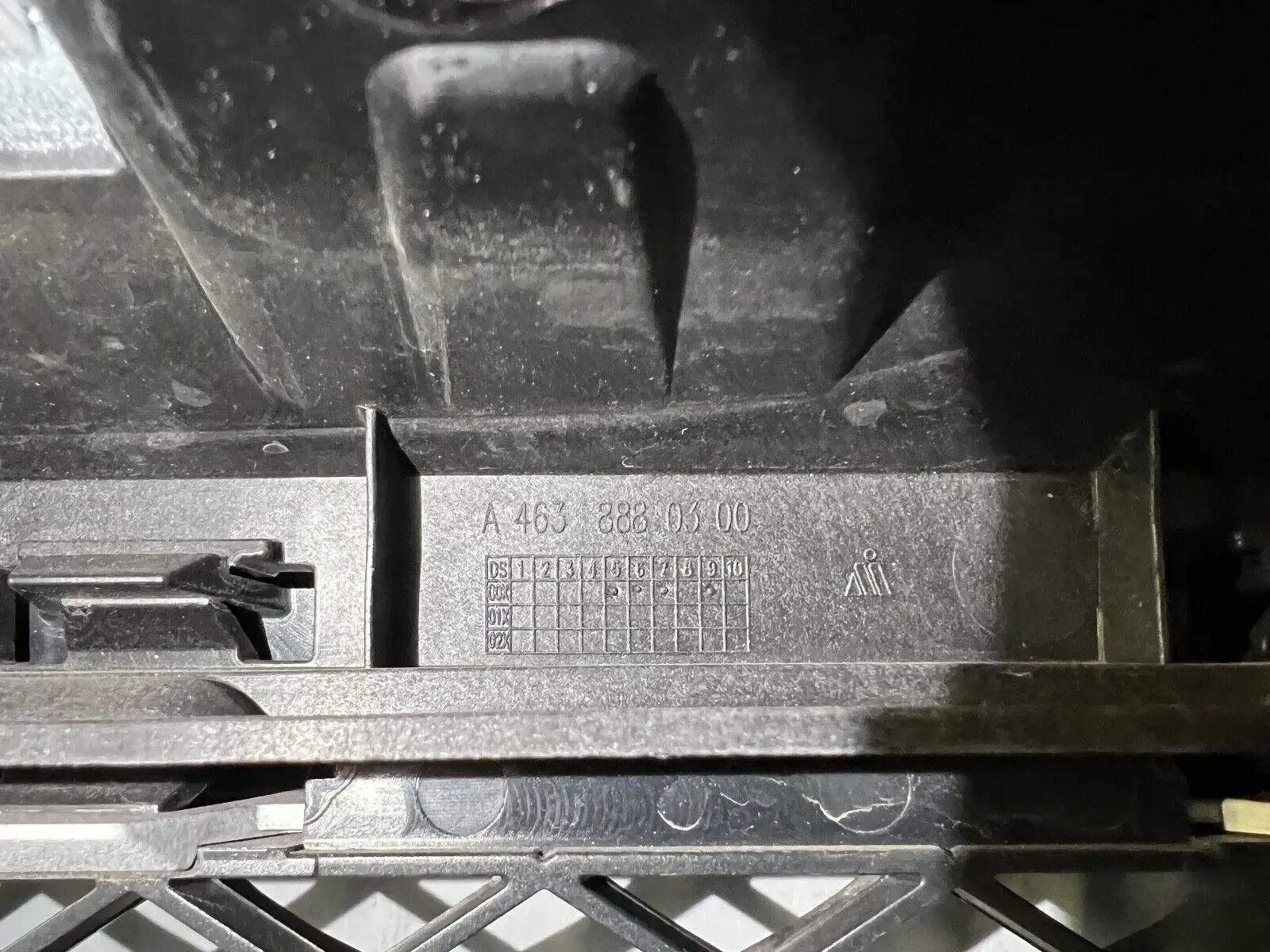 Second image of Mercedes-Benz G-Class W463 White Radiator Grille A4638880400 NEW