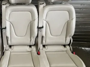 ORIGINAL Mercedes-Benz W447 W448 V-Class Vito 2-Seater Bench Seat Beige Artificial Leather with Removable Headrests | OEM Interior NEW