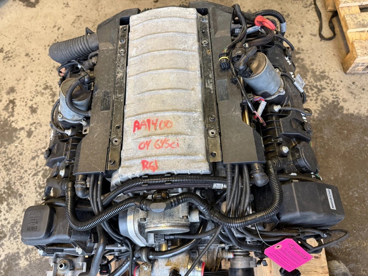 Second image of BMW 4.4L N62B44A Engine Complete 55k Miles V8 E60 E63 E65